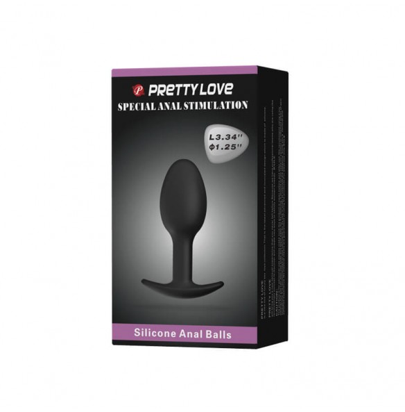PRETTY LOVE - Phantom Anal Butt Plug (Black) PRETTY LOVE - Phantom Anal Butt Plug (Black)